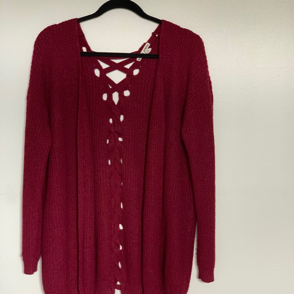 MORAL FIBER cozy cardigan